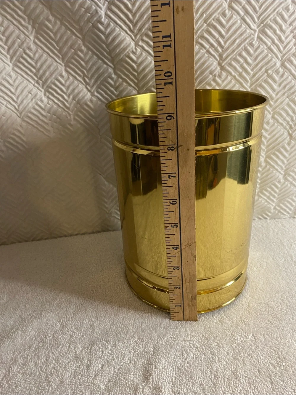 Vintage brass gold